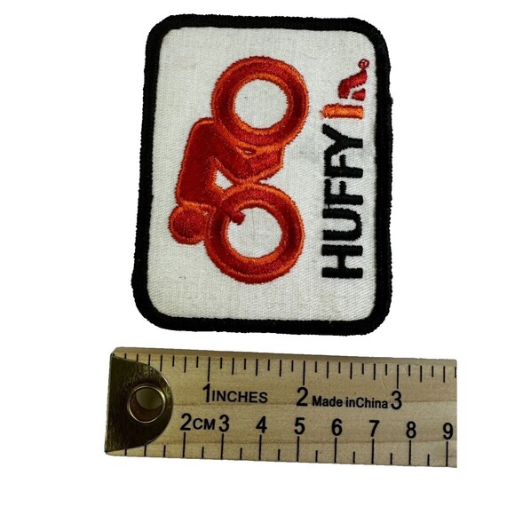 Vintage Rare Embroidered Huffy Bikes Patch - Picture 4 of 5